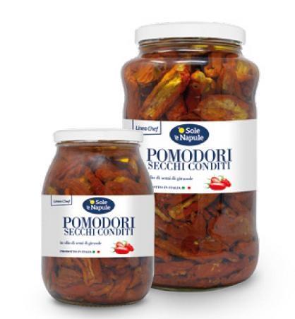 POMODORI SECCHI gr2900 O SOLE E NAPULE IN OLIO