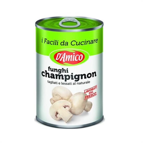 FUNGHI CHAMPIGNON 400 GR.D'AMICO TAGL.NATURALE