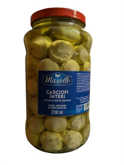 CARCIOFI MASIELLO INTERI STIVATI OLIO ML 3100